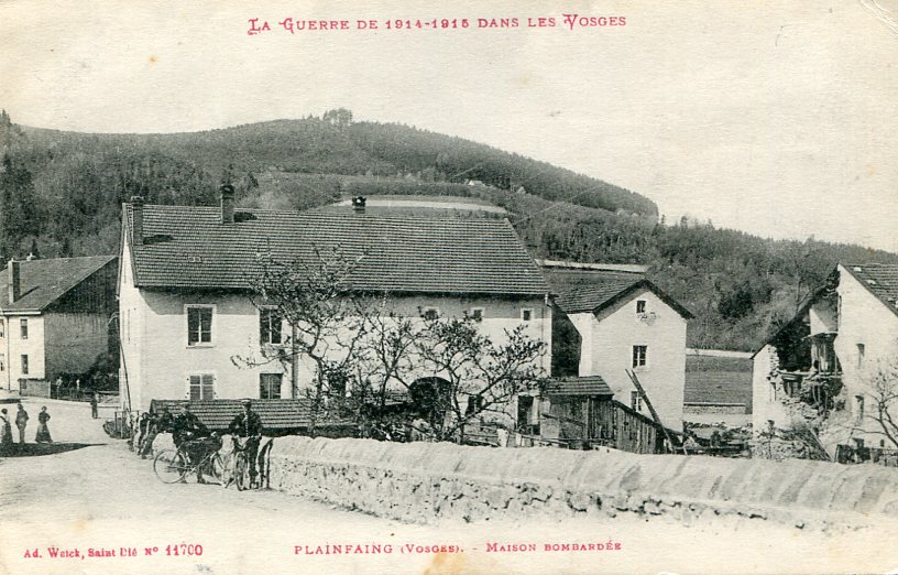 Maison bombardée