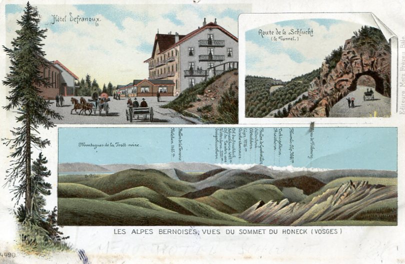 Hôtel Defranoux, Route de la Schlucht, Montagnes de la Forêt Noire